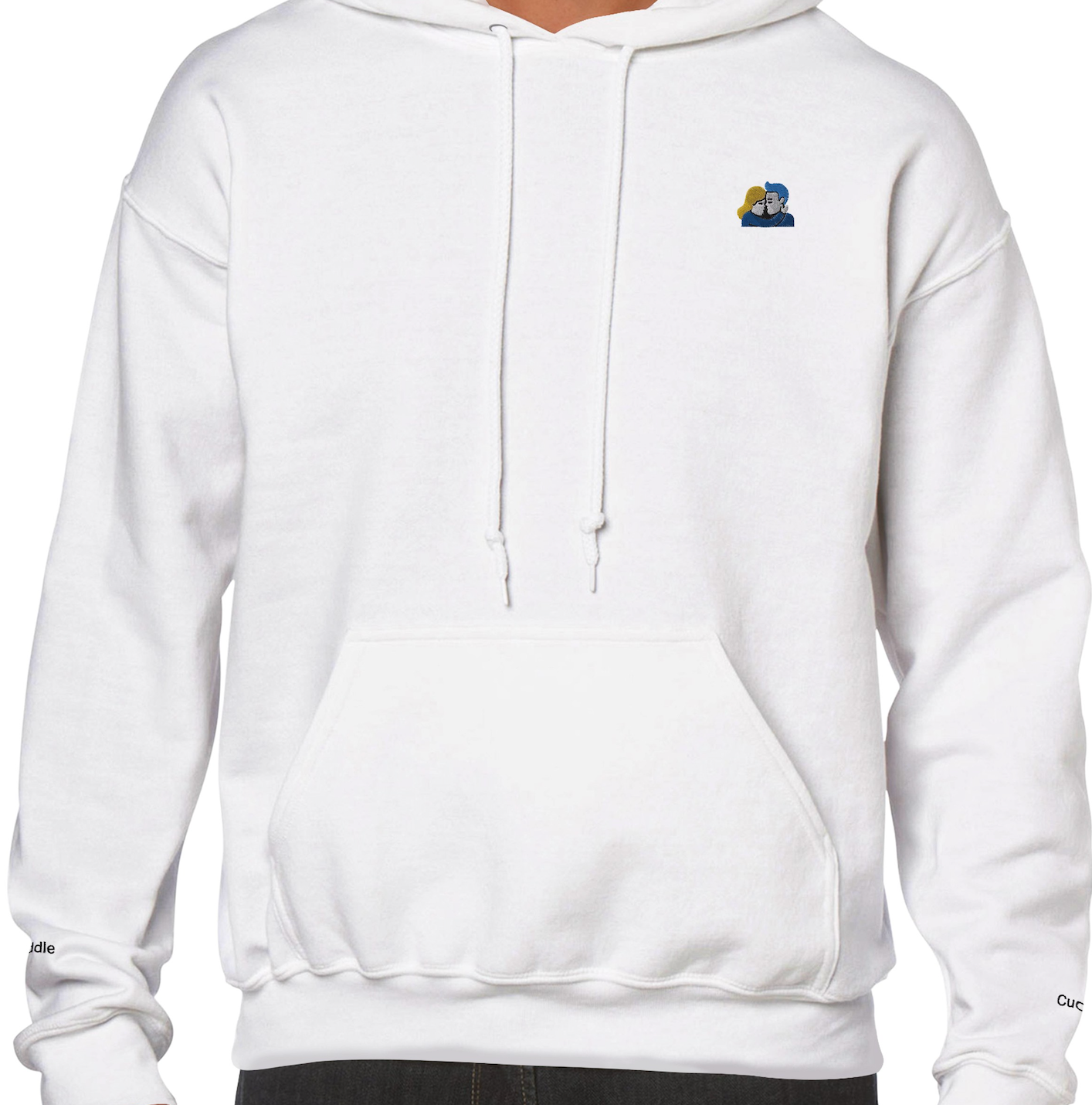 Ladies Premium Unisex Pullover-Hoodie mit gesticktem CuddleCuddle Logo